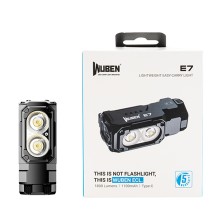 Налобный фонарь Wuben E7 Black 6500K — миниатюра 15