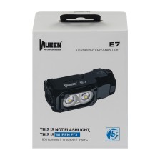 Налобный фонарь Wuben E7 Black 5000K — миниатюра 9