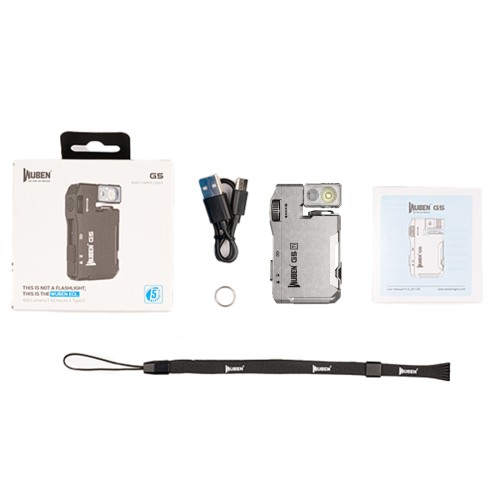 Фонарь-брелок Wuben G5 Titanium Grey NEW — фото 14