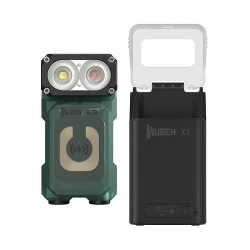 EDC фонарь Wuben X3 Green Pro — фото 4